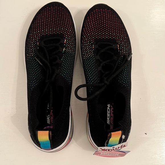 Skechers Sport Plus Air Rainbow Athletic Shoes, Size 8 5, NWT - Picture 1 of 6